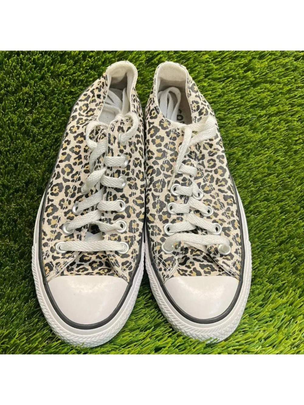 Converse Chuck Taylor All Star Leopard Womens Size 7 Athletic Shoes Sneakers